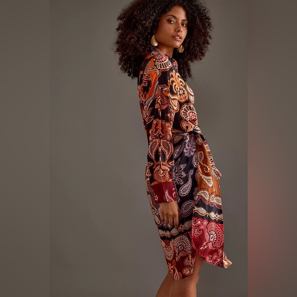 Farm Rio Printed Mini Shirt Dress - Picture 4 of 16